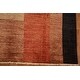 preview thumbnail 7 of 18, Vegetable Dye Gabbeh Modern Area Rug Handmade Wool Carpet - 6'7" x 9'7"