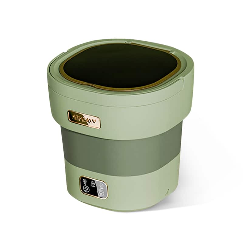 12L Mini Portable Washing Machine and Dryer for RV Travel Hotel Laundry - N/A - Green