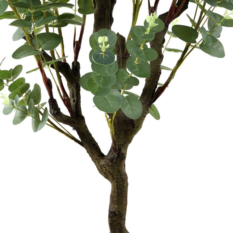 SAFAVIEH Danette Faux Eucalyptus 60-inch Potted Tree - 27" W x 27" D x 60" H - 27Wx27Dx60H