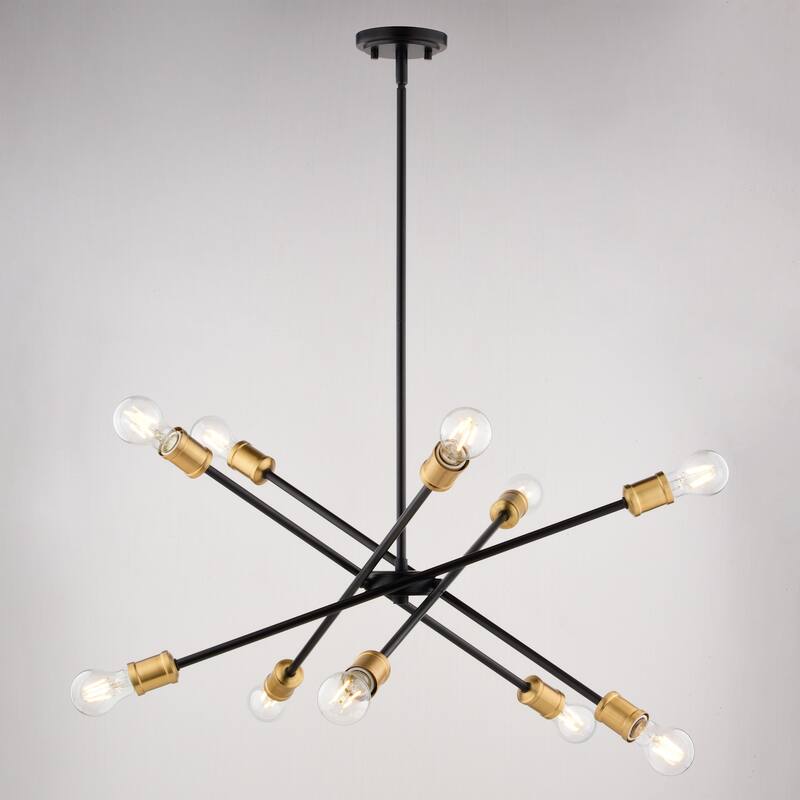 Vaxcel Lighting H0301 10 Light 35" Wide Sputnik Chandelier