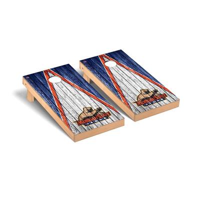 Morgan State MSU Bears Triangle Cornhole Board Set
