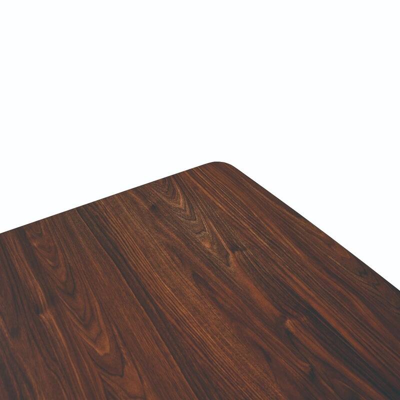 Ravenna Modern 63" Rectangular Dining Table with Solid Wood Top & X-Shape Metal Legs for Home Kitchen Dining Room