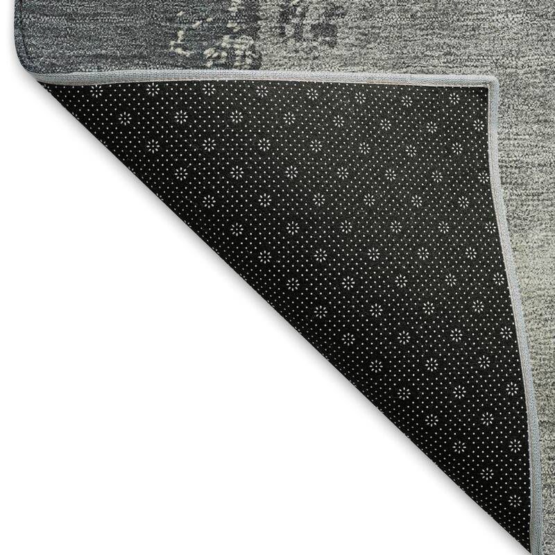 Machine Washable Indoor/ Outdoor Contemporary Fusion Chantille Rug