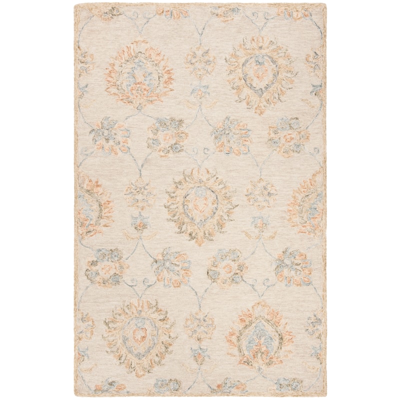 SAFAVIEH Handmade Blossom Ilana Modern Floral Wool Rug