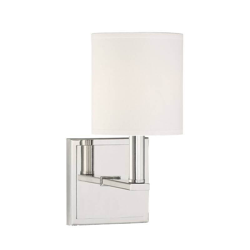 Savoy House Waverly 11" Tall Wall Sconce - Polished Nickel