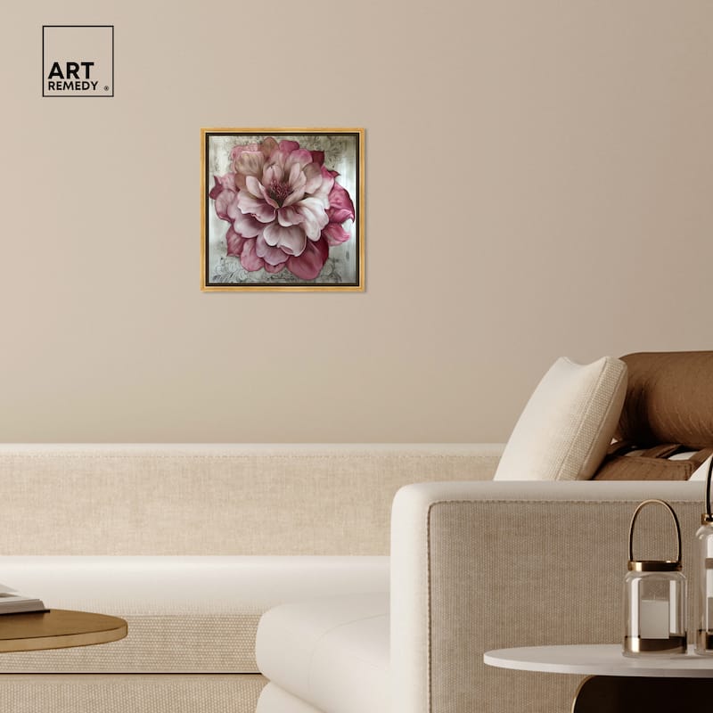 Art Remedy Darla Framed Floral Fine 1 Piece Canvas Wall Art