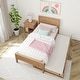 preview thumbnail 28 of 27, Max and Lily Twin-Size Bed with Panel Headboard and Trundle