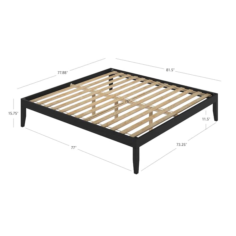 Purcell Solid Wood Platform Bed Frame