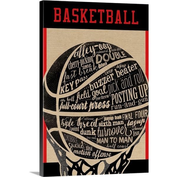 Shop Basketball Canvas Wall Art Overstock 25492299