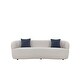 preview thumbnail 23 of 32, Mid Century Style Fabric Curved Sofa