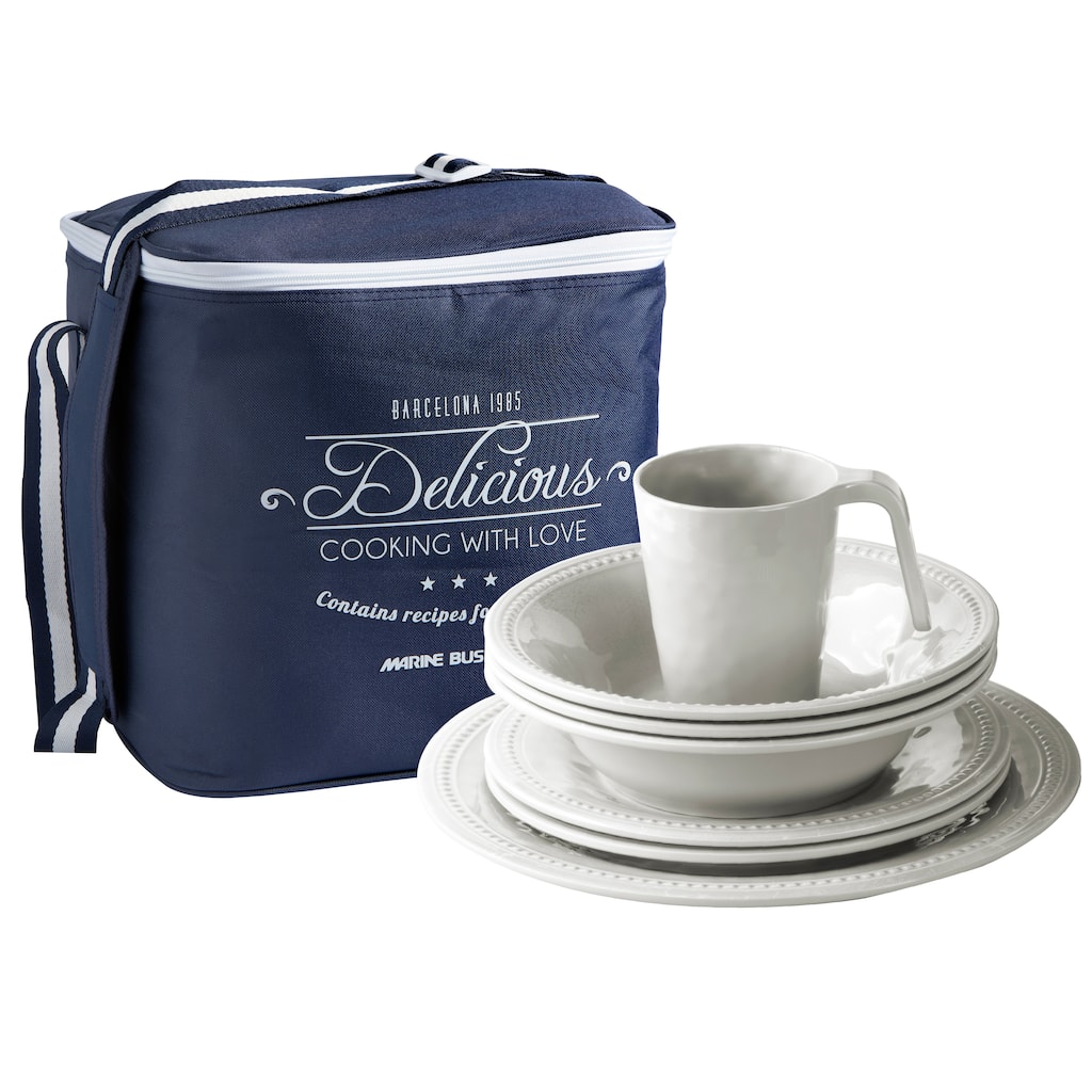 Harmony Melamine Tableware Set - Perla