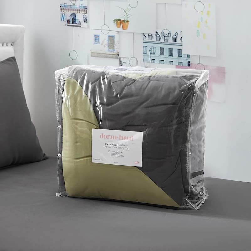Dorm Haul® - Cozy College Comforter Set - Twin XL Reversible Bedding