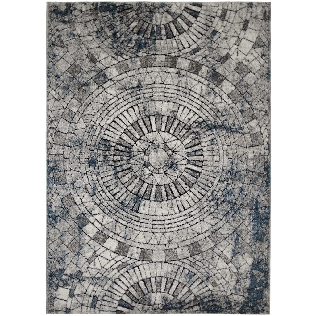 Titan Multi Contemporary Ornate Stylish Area Rug