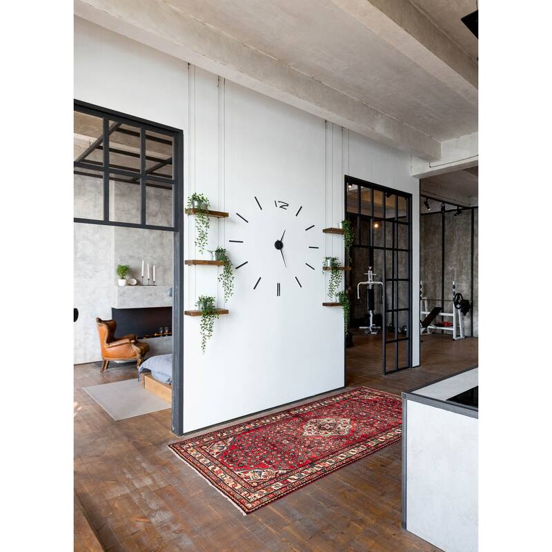 ECARPETGALLERY Hand-knotted Andelz Red Wool Rug - 4'9 x 8'5