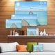 preview thumbnail 3 of 13, Designart "Pier Infinite to the Sea" Seascape Photo Canvas Print