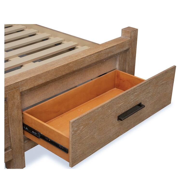 Magnussen Home Plum Creek Sierra Brown Panel Storage Bed