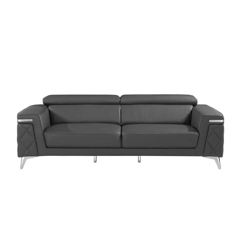 Two Piece Gray Four Person Seating Set