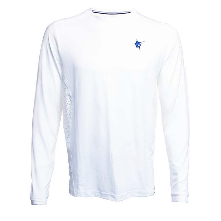 Shop White Water Medium Xx Large Grand Slam Breathable Long Sleeve Shirt Overstock 30108383