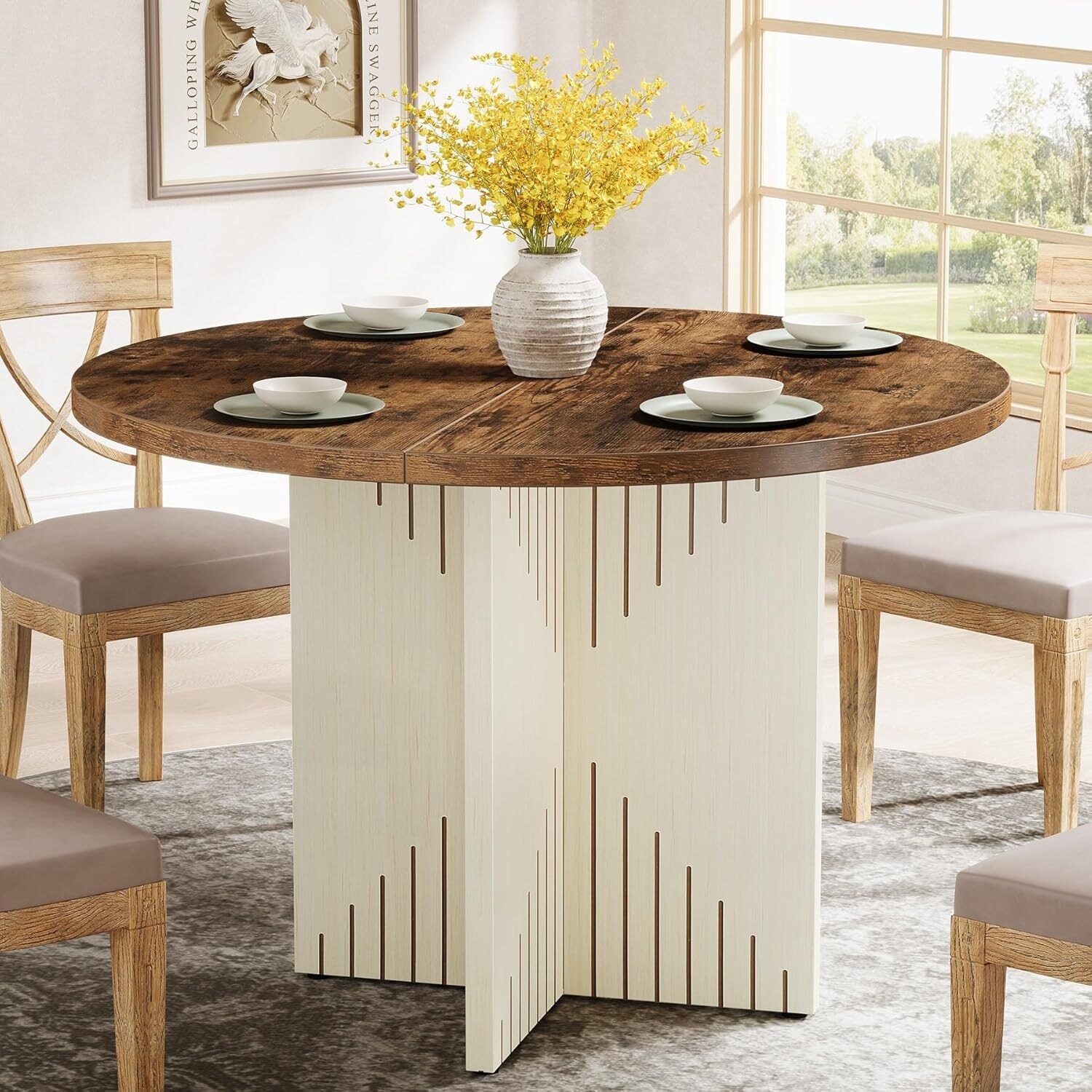 39 inch round dining table discount