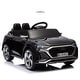 preview thumbnail 20 of 34, 12V Licensed Audi SQ8 for Kids Electric Car with Dual Drive, Blue, 2-Seat