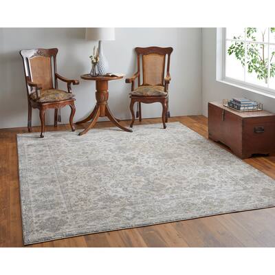Neoma Bordered Traditional Area Rug