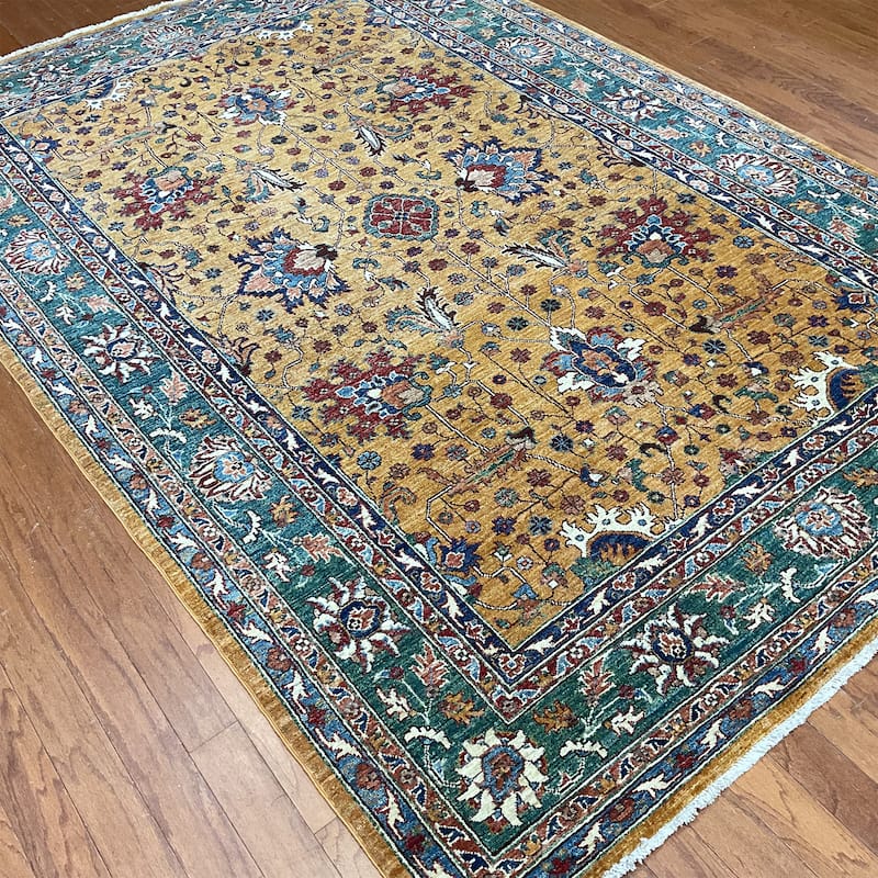 HERAT ORIENTAL Handmade Oushak Wool Rug - 5'9" x 8'5"