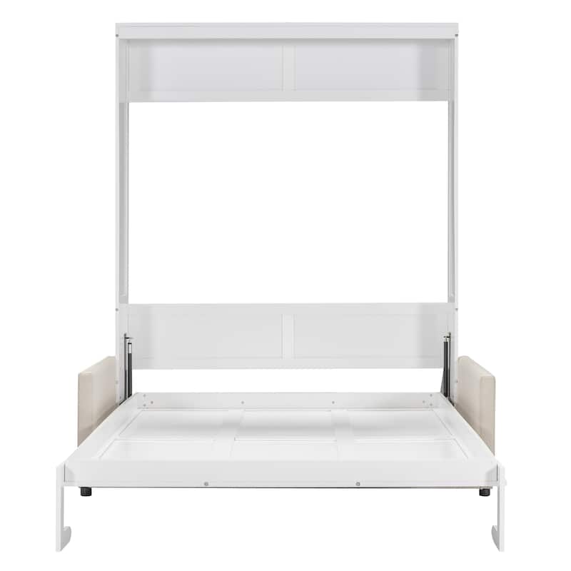 Queen Size Murphy Bed Wall Bed with Cushion