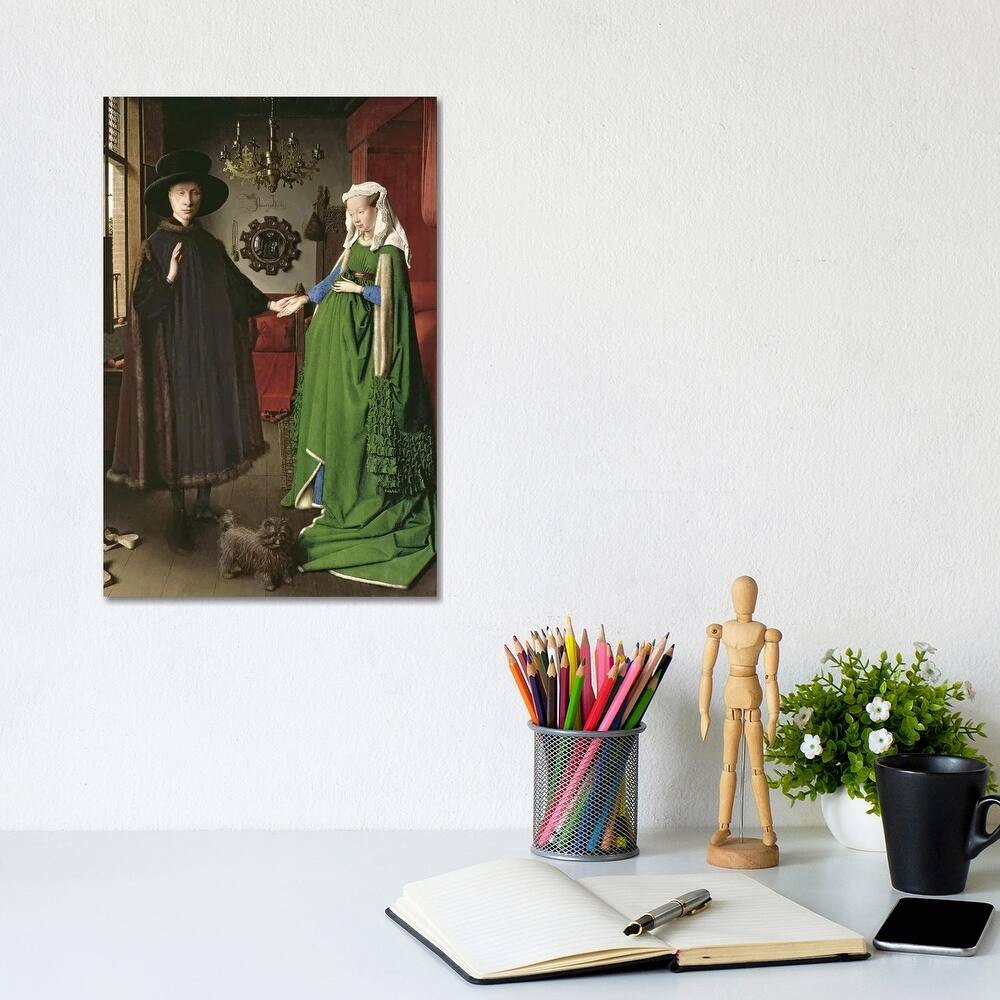 iCanvas "The Portrait of Giovanni" by Jan van Eyck Canvas Print