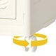 preview thumbnail 13 of 18, Portable Wardrobe Closet Storage Organizer,Clothes Dresser,Magnetic Doors with 4 Cubes & Hanging Rod,Baby Wardrobe Cabinet