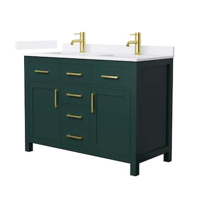 Wyndham Collection WCG2424-48D-QTZ-UNSMXX Beckett 48" Free Standing