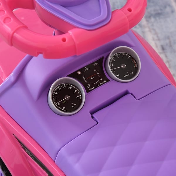 slide 2 of 10, 3 In 1 Push Cars for Toddlers - Pink Pink