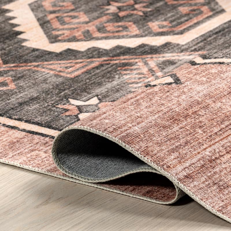 Nuloom Amyra SplashGuard Machine Washable Area Rug