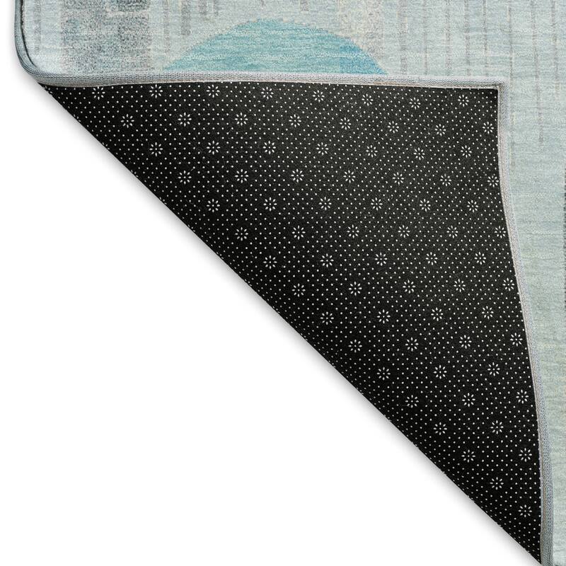 Premium Washable Super Soft Contemporary Imprints Mayfield Rug