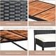 preview thumbnail 3 of 4, 7 PCS Outdoor Dining Set Patio Wicker Bar Table Set with Cushions