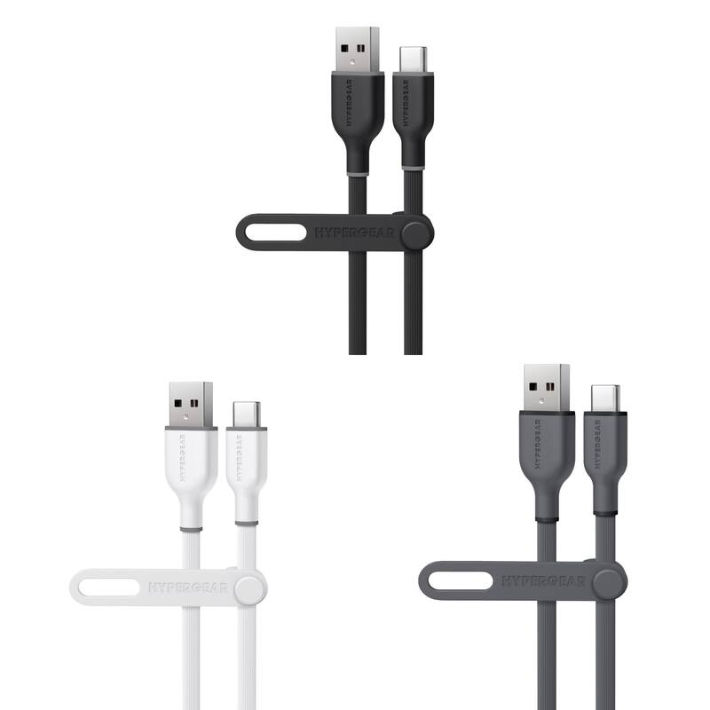 HyperGear Flexi PRO USB to USB-C Cable 10ft