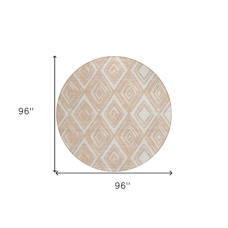 HomeRoots Geometric Transitional Rectangle Outdoor Rug