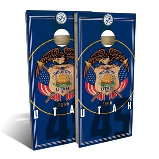 Utah State Flag 2 Outdoor Cornhole Board Set