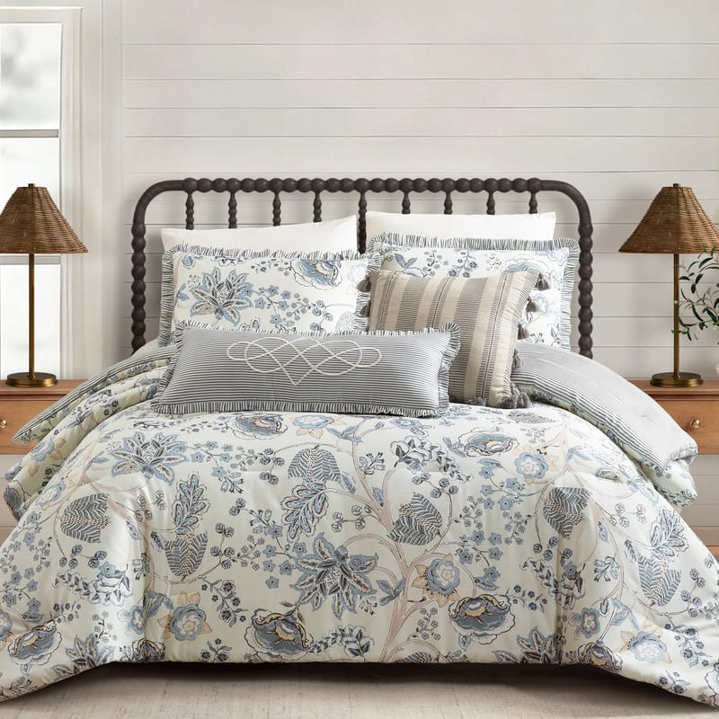 Spartina 449 Jonas Hundred 3-Piece Reversible Cotton Sateen Comforter Set - King
