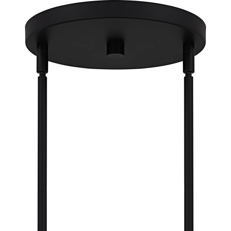 Viscount 6-Light Matte Black Chandelier