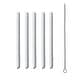 preview thumbnail 4 of 4, Large Silicone Baby Straws White