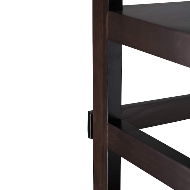 WYNDENHALL Normandy 30 inch Solid Wood 5 Shelf Ladder Bookcase (Set of 2)
