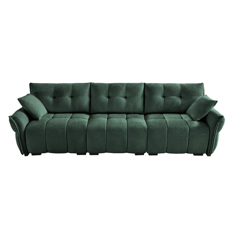 110.2" Chenille 3 Seater Upholstered Sofa