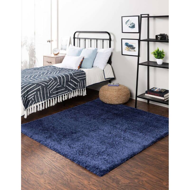 Solid/Striped Zoit Collection Area Rug