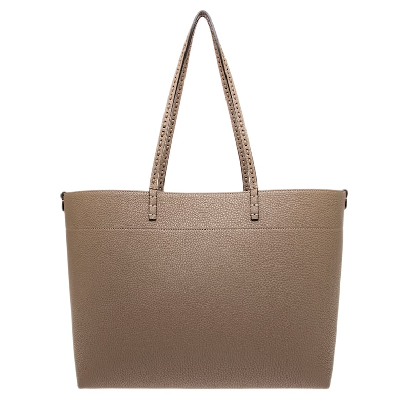 Fendi Medium Roll Shopper - Grey