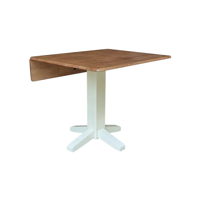 Square Dual Drop Leaf Dining Table