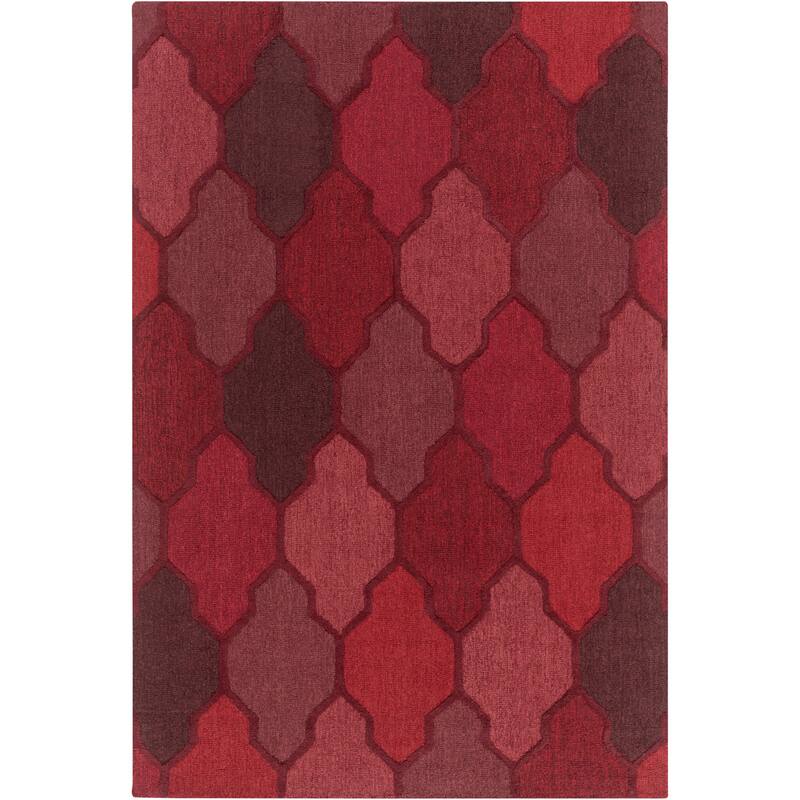 Hand-Tufted Ryde Moroccan Trellis Wool Rug