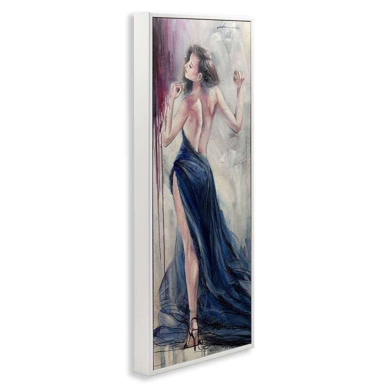 Stupell Trendy Elegance Visage Framed Giclee Art Design By Lucille Lee