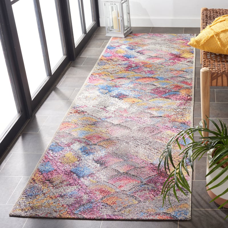 SAFAVIEH Barbados Germana Modern Waterproof Patio Backyard Rug