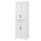 preview thumbnail 11 of 18, GDFStudio - Greystone 70.8"H Freestanding Bathroom Cabinet with Adjustable Shelves, 4 Soft Close Doors & Drawer