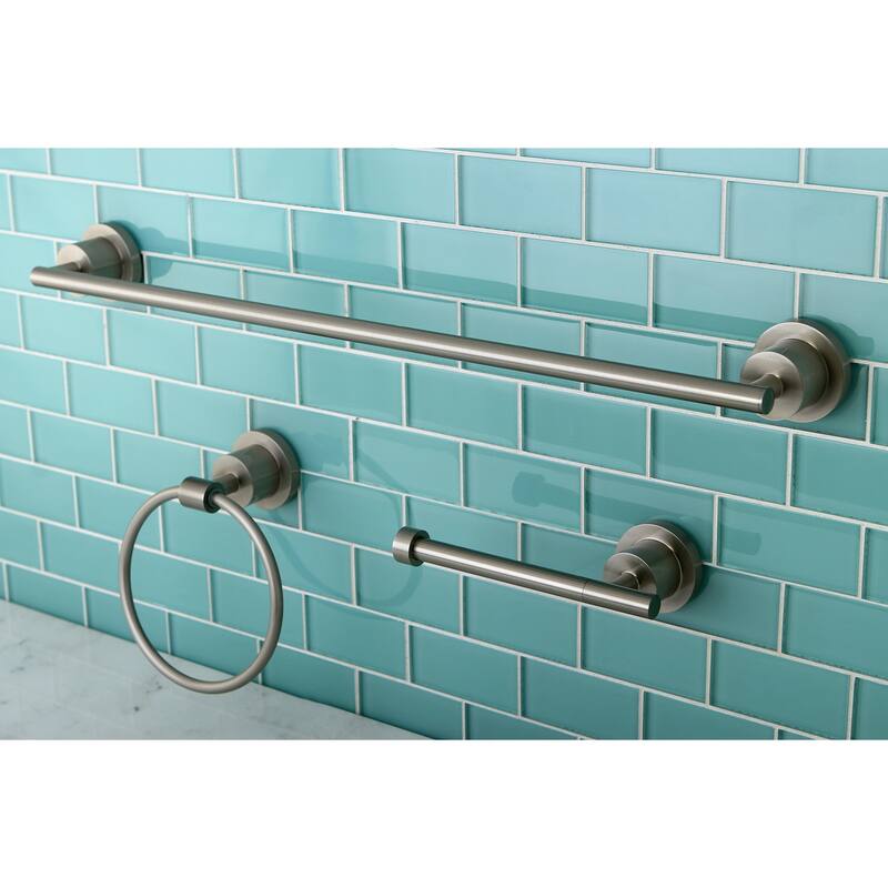 Kingston Brass Concord 3 Piece Bathroom Package with 24" Towel Bar,